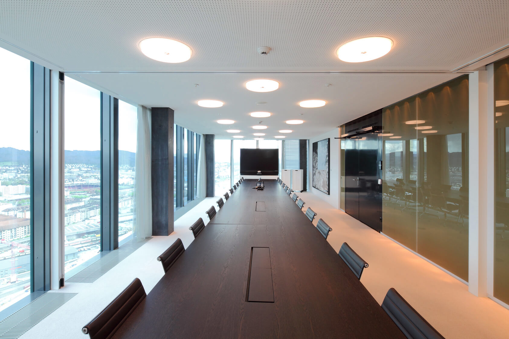 Deutsche Bank Zürich glazen wanden